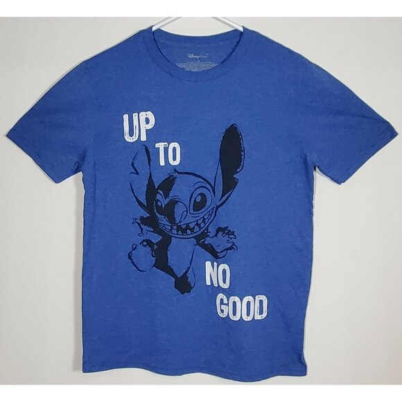 Stitch Shirt "UP TO NO GOOD"  Disney Store Size Small New - Picture 1 of 8